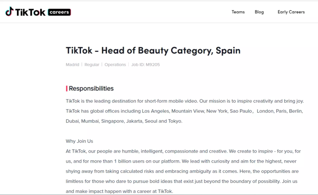 TikTok电商正在筹备进入西班牙 TikTok电商正在筹备进入西班牙